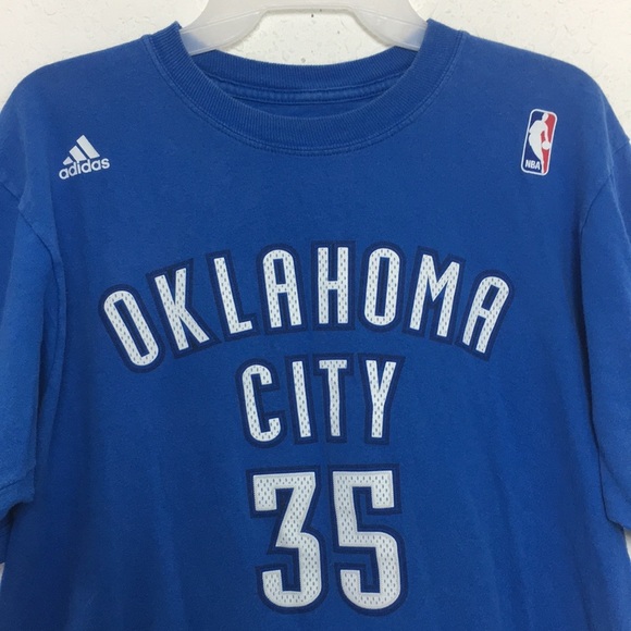 ✅Men Adidas NBA OKC Kevin Durant Shirt Size M - Picture 2 of 5